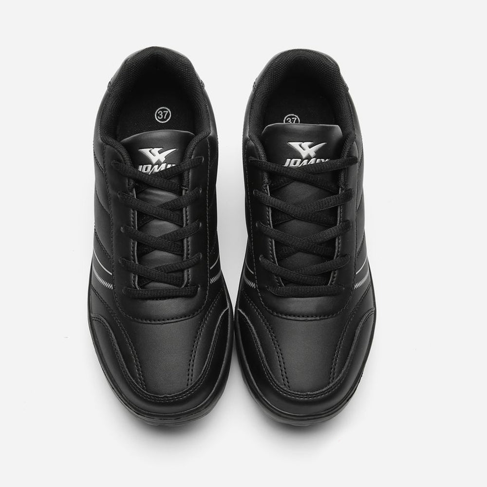 Scarpe Basculanti Nero Modello Bali in Eco Pelle Con Lacci
