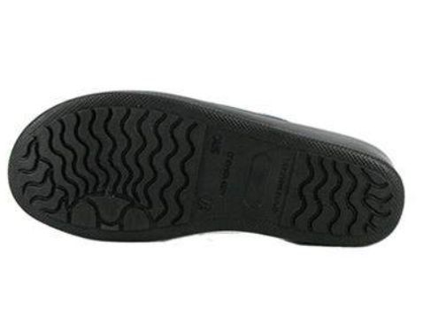 Pantofole Modello Firenze Nero In Pelle Made In Italy Con Suola in memory Anatomica