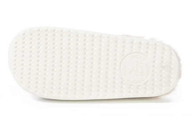 Ciabatte Modello Cortina Beige In Camoscio Con Suola in memory