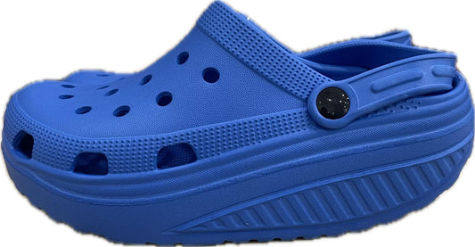 Ciabatte Basculanti Modello Cipro In Gomma Blu