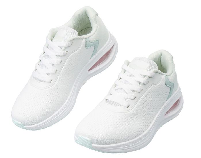 Scarpe Da Ginnastica Con Ammortizzatori Modello Dallas Bianco Verde
