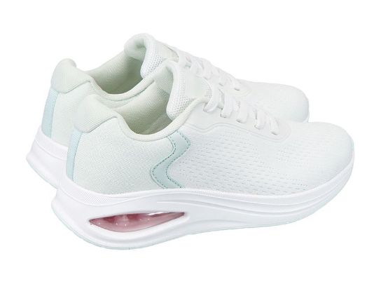 Scarpe Da Ginnastica Con Ammortizzatori Modello Dallas Bianco Verde