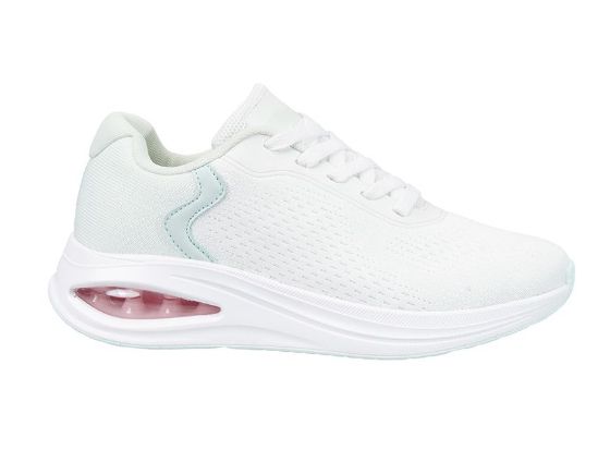 Scarpe Da Ginnastica Con Ammortizzatori Modello Dallas Bianco Verde