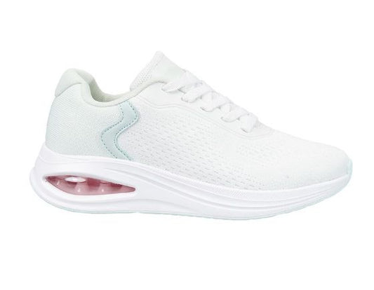 Scarpe Da Ginnastica Con Ammortizzatori Modello Dallas Bianco Verde