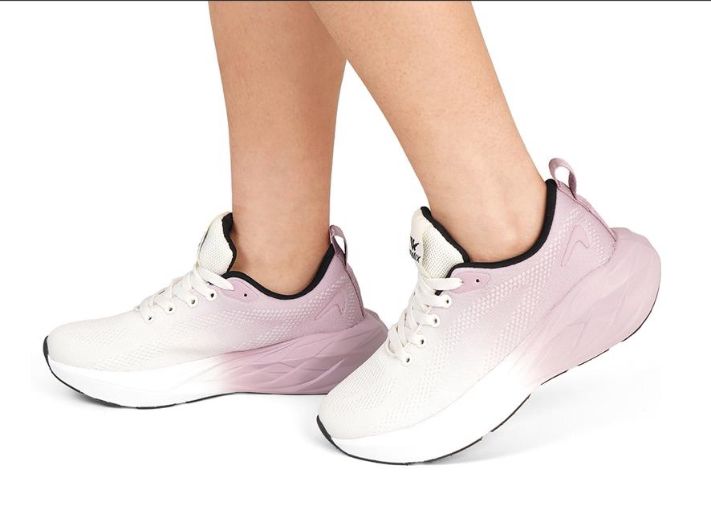 Scarpe Da Ginnastica Con Ammortizzatori Modello San Diego Bianco Rosa
