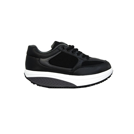 Scarpe Basculanti Donna Modello Pechino PREMIUM Nero Grigio In Eco Pelle